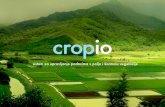 sistem za upravljanje podacima s polja i kontrolu vegetacije · Cropio je sistem za upravljanje podacima s polja daljinskim praćenjem poljoprivrednih površina i omogućuje korisnicima