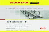 Stabox F - SCHRECK Schalungen...Stabox® F Rückbiegeanschluss mit beschichtetem Fugenblech FRANK Technologien für die Bauindustrie. Ihr Frank Werkshändler:\r\rSCHRECK Schalungen