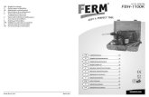 Art. No. HDM1006 FBH-1100Kdoc.ferm.com/Servotool/documents/HDM1006 Ma 0801-29.1.pdf82 Ferm Ferm 03 Spare parts list FBH-1100K Ferm no. Description Position no. 700171 Depth gauge 24