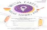 Cymorth i Ferched Cymru Welsh Women's Aid Rhoi Merched a ... · Rhoi Merched a Phlant yn Gyntaf Putting Women & Children First We're holding a Welsh Cakes for Welsh Women's Aid Cake