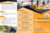 UM UNTIDAR · PENDAFTARAN SNMPTN (21 Februari - 6 Maret 2018) SNMPTN (Seleksi Nasional Masuk Perguruan Tinggi Negeri) merupakan seleksi penelusuran prestasi akademik calon Mahasiswa.