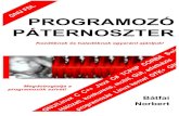 Programozó Páternoszterusers.atw.hu/progizas123/pascal/tanulni/ProgramozoPatern... · 2010. 7. 22. · RMI; CORBA, Java IDL, ORBit; Web programozás: Java szervletek, PHP; Java