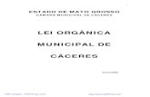 ESTADO DE MATO GROSSO - Cáceres, Mato Grosso · administrativos para as Administrações Públicas Municipal, diretas ou indiretas, inclusive as fundações públicas municipais