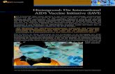 Hintergrund: Die International AIDS Vaccine Initiative (IAVI)€¦ · Hintergrund: Die International AIDS Vaccine Initiative (IAVI) Hintergrund: IAVI IAVI setzt sich für die Entwicklung