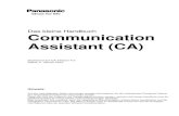 Das kleine Handbuch Communication Assistant (CA) · 2018. 11. 6. · Das kleine Handbuch Communication Assistant (CA) Basierend auf CA Version 4.0 Stand: 5. Januar 2012 Hinweis: Auf