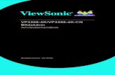 VP3268-4K/VP3268-4K-CN Bildskärm · 2019. 5. 7. · 2 INF-filen garanterar kompatibilitet med Windows operativsystem och ICM-filen (Image Color Matching) garanterar att rätt färger