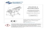 PH/PHX-2 Dosificador · 2020. 10. 12. · PH/PHX-2 Dosificador Solo para uso profesional No aprobado para su uso en emplazamientos europeos con atmósferas explosivas Diagramas eléctricos