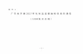 cqn.com.cn · Web view2018/01/17  · 附件1 广东省开展2017年化妆品监督抽检信息的通告（1338批次合格） 序号 产品名称 被抽样单位 标示生产企业名称
