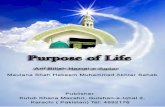 purpose of life of life.pdf · Khanqah Imdadia Ashrafia - 2 - By: Arif Billah Hazrat-e-Aqdas Maulana Shah Hakeem Muhammad Akhtar Sahab (damat barkatuhum) Table of Contents 1 ...