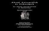 Abaúj Autográfok és ritkaságokkonyvlap.hu/.../uploads/2015/03/Abauj_Autografok_4.pdf5., (Kézirat) BAKTAY Ervin (1890-1963.) író, művészettörténész, orien-talista, asztrológus