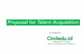 Talent Acquisition Proposal by Circledu Acquisiti… · SILABUS PROGRAM –Car Inspector Program 1. PengenalanbisnisCarsomedanIndustriC to B. 2. Memahamitipedanjenismobil. 3. Dasar