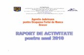 ROMÂNIA AGENŢIA JUDEŢEANĂ PENTRU OCUPAREA FORŢEI DE … activitate 12 luni... · 2012. 1. 25. · 1 ROMÂNIA AGENŢIA JUDEŢEANĂ PENTRU OCUPAREA FORŢEI DE MUNCĂ BRAŞOV Strada
