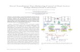 Novel Transformer-Flux-Balancing Control of Dual-Active ... · secondary current of the transformer are virtually eliminated by sensing the average primary and secondary current and