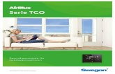 Serie TCO - Swegon...3 Regler-Serie TCO * Modellabhängig Die AirBlue Regler-Serie TCO erfüllt alle Anforderungen, die man an eine zeitgemäße Klimasteuerung stellt. Insbesondere