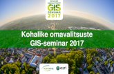 Kohalike omavalitsuste GIS-seminar 2017 · 2019. 12. 3. · MAPS FOR POWER BI. Organisatsiooni andmehaldus, analüüs ja kaardistamine. . . parem skaleeritavus, kvaliteet ja jõudlus