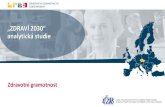„ZDRAVÍ 2030“ analytická studie...Determinanty zdraví – vybrané rizikové faktory Index tělesné hmotnosti a obezita v české populaci Zdroj: EHIS 2014 Vysoký podíl preobézních