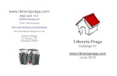 Librería Praga C/ Gracia, 33 Granada 18002 Librería Praga · 2015. 6. 14. ·  958 520 101 info@libreriapraga.com Twitter: @libreriapraga   ...