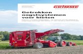 Getrokken oogst systemen voor bieten - Timmerman B.V...Getrokken oogst systemen voor bieten Robuust 1- of 2-fasen oogstsysteem – vier machines voor een efficiente en prijsgunstige