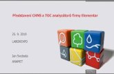 Představení CHNS aTOC analyzátorů firmy Elementar · 2019. 10. 21. · CHNOS analýza 07.10.2019 Key Markets and Product Portfolio Uhlík, vodík, dusík, kyslík a síra jsou