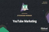 YouTube Marketing · 2020. 11. 11. · YouTube: qualche statistica Ogni mese accedono alla piattaforma circa 2 miliardi di persone Ogni giorno le ore di video guardate superano il