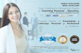 DOBLE TITULACIÓN NIVEL EXCELLENT Curso Certificación ......Curso Certificación Internacional Experto en Coaching Personal y Ejecutivo, con PNL, Neurociencia e Inteligencia Emocional.