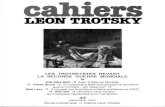 CAHIERS LEON TROTSKY...Photo de couverture : Affiche/tractdiffuse par l'U.V.O;D. (Comit6 central de la Resistance interieure tcheque) en 1943.« Peuple tcMcoslovaque !Pour le /ascisme,