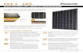 Modulo fotovoltaico HIT + (N340) HIT (N335/N330/N325)...Modulo fotovoltaico HIT®+ (N340) HIT® (N335/N330/N325) L'esclusiva tecnologia di eterogiunzione di Panasonic impiega strati