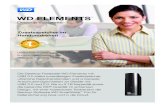 WD ELEMENTS™ Desktop Storage - Product OverviewWD ElEmEnts Desktop-Festplatte Die Desktop-Festplatte WD Elements mit USB 3.0 bietet zuverlässigen Zusatzspeicher, ultrahohe Datentransferraten