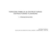 TERCERA FAMILIA de ESTRUCTURAS: ESTRUCTURAS FLEXADASª-CLASE... · 2020. 4. 16. · TERCERA FAMILIA de ESTRUCTURAS: ESTRUCTURAS FLEXADAS 1. PRESENTACIÓN ESTRUCTURAS I FACULTAD DE