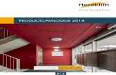 PRODUCTCATALOGUS 2018 · 2018. 9. 6. · REDUCEER FAALKOSTEN 2 Heraklith ... Heraklith® houtwolpanelen worden compleet afgewerkt geproduceerd en geleverd. De verschillende structuren,