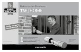 Elektronisches Türschloss HOME - openSECURE · TSE HOME 4001 Deutsch | 5 Batteriewechsel der Tastatur 1 Entfernen sie den Gehäusedeckel indem Sie seine Rasten auf beiden Seiten