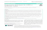Acupuncture techniques for COPD: a systematic review...ture techniques used only in China were not included in the analysis: catgut implant (17 studies), tree-edge needle (1study),