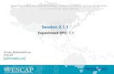Session 2.1 - ESCAP Introduction to Grou… · Session 2.1.1 Experiment EPIC 1.1 Applying a Generic Tool for Policy ...