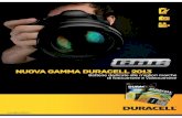 Batterie Fotocamere e Videocamere Duracell LR · 4 BATTERIE DURACELL 2013 BATTERIE DEDICATE > PER FOTOCAMERE DIGITALI ... Batterie Fotocamere e Videocamere Duracell_LR.pdf Author: