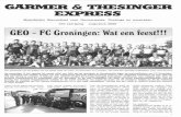 Maandelijks Nieuwsblad voor Garmerwolde, Thesinge en ... · 34e jaargang augustus 2008 GEO -Fe Groningen: Wat een feest!!! Eengroepsfoto vande spelers van heteetste elftal van GEO,