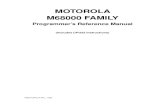 MOTOROLA M68000 FAMILY - UVa · MOTOROLA INC., 1992 MOTOROLA M68000 FAMILY Programmer’s Reference Manual (Includes CPU32 Instructions)