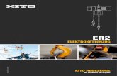 Kito Er2 deutsch · 2018. 3. 6. · KITO HEBEZEUGE - Mit Sicherheit das Original 3 Hebezeug Klassiﬁzierungen Laufzeitklasse Durchschnittliche tägliche Betriebsdauer (in Stunden)
