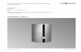 Емкостный водонагреватель Тип CVW Vitocell 100-V ...€¦ · Инструкция по сервисному обслуживанию для специалистов
