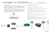 RF – TRANSMISSOR DE NÍVEL TIPO CAPACITIVO · 2017. 3. 9. · DE NÍVEL TIPO CAPACITIVO O RF-Transmissor de nível capacitivo utiliza a ... ·Acoplador fotográfico 2x ·Gabinete