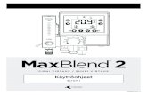 MaxBlend 2... • (800) 748-5355 89 SUOMI1.0 JOHDANTO MaxBlend 2 on kompakti ilman/happikaasun sekoituslaite, jossa on paristokäyttöinen happi-monitori. Kaasun sekoituslaite (sekoitin)