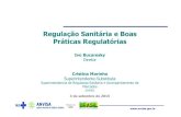 Regulação Sanitária e Boas Práticas Regulatórias...Superintendencia de Regulacao Sanitaria e Acompanhamento de Mercados SUREG Agência Nacional de Vigilância Sanitária Criada
