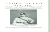RHODE ISLAND HISTORY...RHODE ISLAND HISTORY PUBLlSIIED sv RIlOIH ISL.\~D HISTORICAL SOCIETY 12 I' OWER S T R E ET, !'ROVI l>[ " C E 6, RIiODE I S L AS D \ '01.. "Jt:LY, 1950:-00. 3D.\