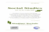 Social Studies - sociology.al 14 No. 2 (49) 2020.pdf · SOCIAL STUDIES [STUDIME SOCIALE] Vol. 14, No. 2 (49), 2020 Members: Aida GOGA – University of Tirana, ALBANIA Ali PAJAZITI