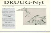 DKUUG · DKUUG- Nr. 57 — februar 1993 Client/Server To. verdener mødes og sød musik opstår. Vi forsøger, at forklare hvad Client/server- ideen egentlig går ud på.