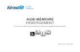 AIDE-MÉMOIRE - Kéroul · 2016. 5. 13. · Cet aide-mémoire est un guide d’utilisation des Normes de conception sans obstacles du Code de construction du Québec (mise à jour