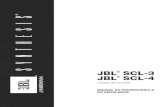 JBl sCl-3 sCl-4 · 2019. 8. 19. · Quando usados como caixas de som surround, os sistemas SCL-3 e SCL-4 produzem o melhor desempenho quando posicionados mais longe da tela que a
