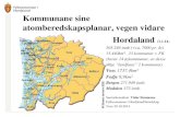 Kommunane sine atomberedskapsplanar, vegen vidare Hordaland … · 2018. 6. 24. · Kommunane sine atomberedskapsplanar, vegen vidare Hordaland (1.1.14) 505.246 innb (+ca. 7000 pr.