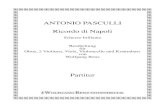 ANTONIO PASCULLI Ricordo di Napoli · 2018. 9. 27. · ANTONIO PASCULLI Ricordo di Napoli Scherzo brillante Bearbeitung für Oboe, 2 Violinen, Viola, Violoncello und Kontrabass von