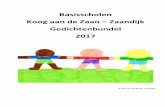Basisscholen Koog aan de Zaan Zaandijk Gedichtenbundel 2017 · Gedichtenbundel 2017 4 mei Comité Koog – Zaandijk . 2 Woord vooraf Voor het tweede jaar presenteren wij, met enige