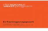Erfaringsrapport - Den Sociale Kapitalfond · 2019. 4. 3. · virksomheder, der arbejder med udsatte ledige i Danmark. Programmet er i 2013-14 gennemført af Den Sociale Kapitalfond
